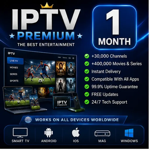 Abonnemnt iptv 1 mois 