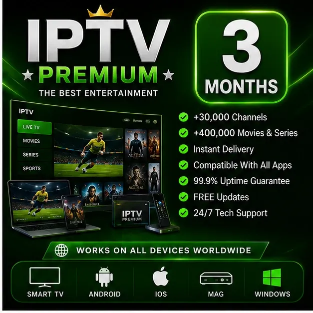 Abonnemnt iptv 3 mois France